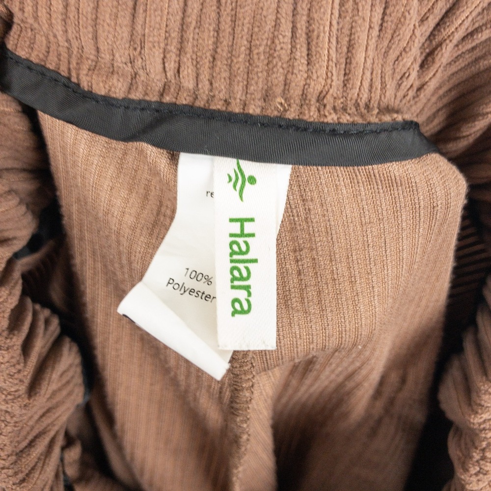 Halara Joggers Womens Medium (30x26) Brown Corduroy Casual Pants Earth - Picture 9 of 12